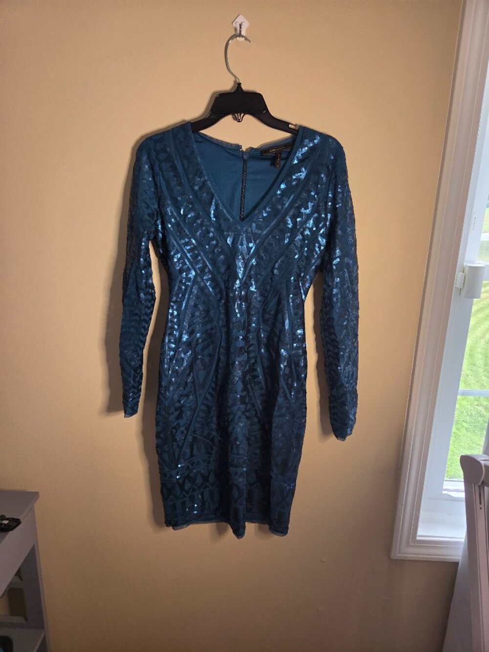 BcbgMaxazria dress in teal.  Size Medium. New without tags